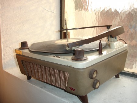 a record-player from the 60's
